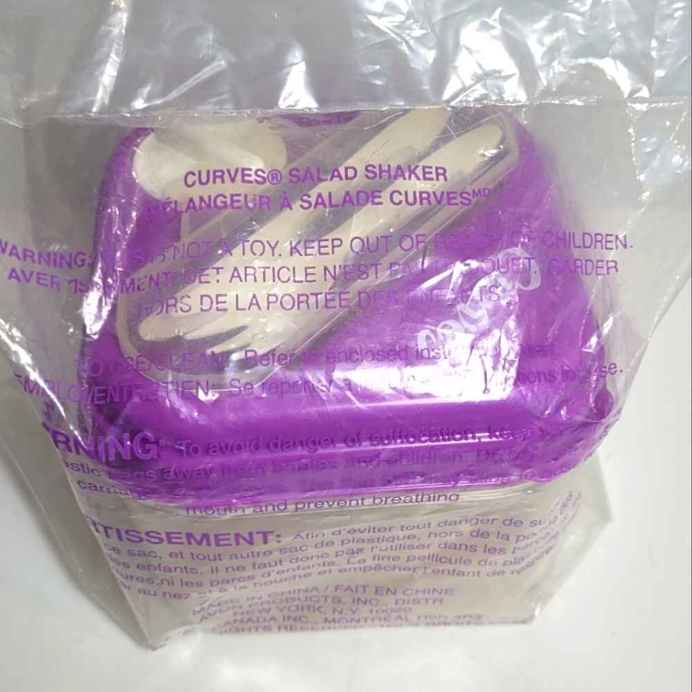 Avon Curves Salad Shaker New Sealed